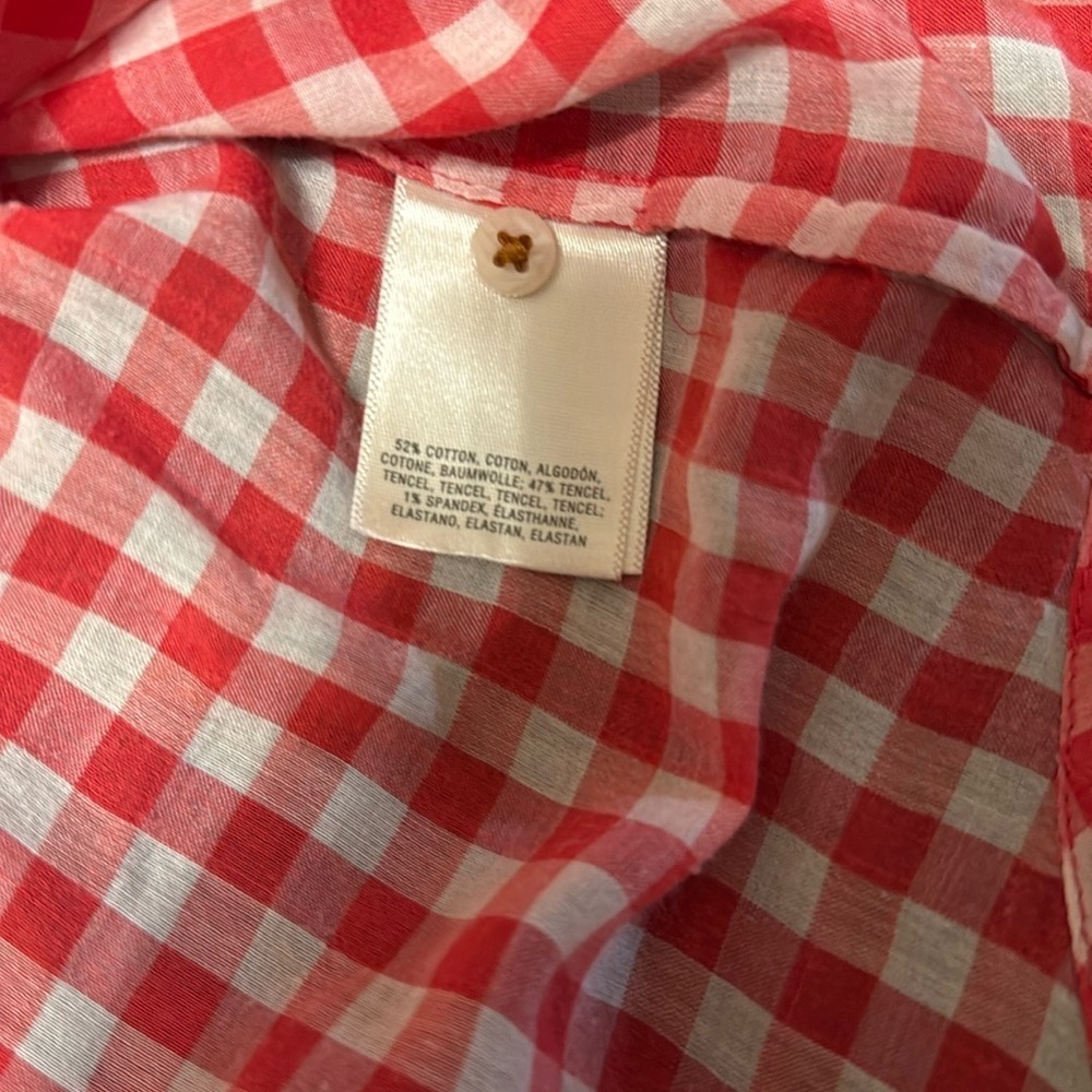 Holding Horses Red and White Checkered Top - Picture 8 of 10